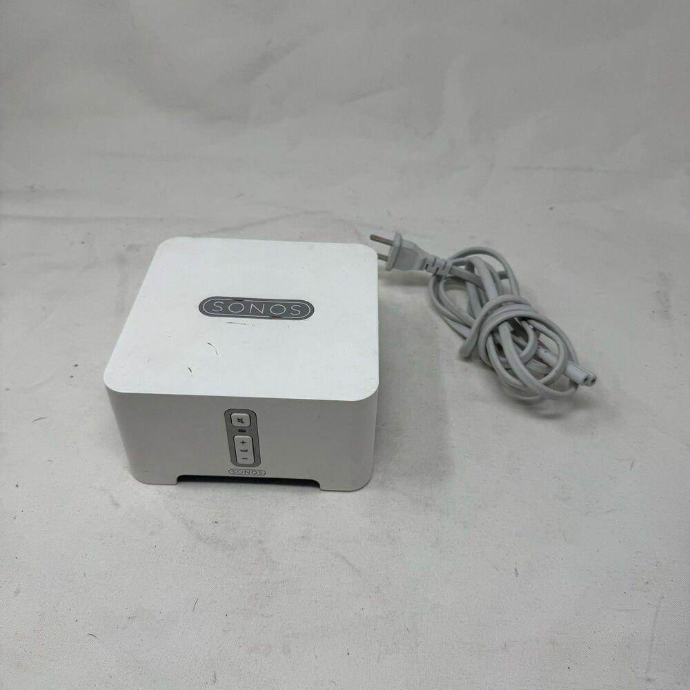 Sonos ZonePlayer ZP90 White Digital Analog Network Audio Streamer WiFi Ethernet